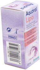 Solution ophtalmique Aquoral Lipo Lubrifiant et Antioxydant 10 ml