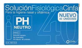 Solution physiologique nasale unidose 40 unités