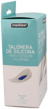 Coussinets de talon en silicone de taille moyenne, 2 unit&eacute;s