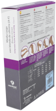 Bas longs en dentelle à forte compression beige, taille L