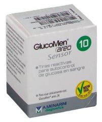 Menarini Glucomen Areo Capteur de Glucose 10 bandelettes
