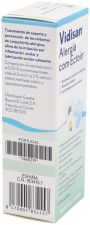 Collyre Vidisan contre les allergies à l&#39;ectoïne 10 ml