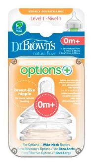 Options Tétines en silicone à large ouverture pour prématurés 1 0M+ 2 unités