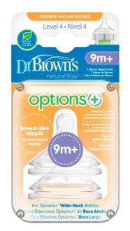 Options Tétines en silicone à large ouverture pour prématurés 4 9 mois et plus 2 unités