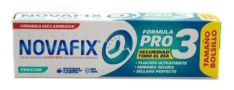 Crème adhésive Pro 3 Fraîcheur Novafix