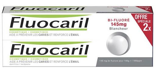 Dentifrice blanchissant bifluoré 2x75 ml