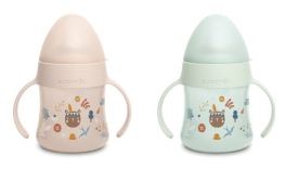 Bouteille d&#39;apprentissage avec poignée en silicone +4 M 150 ml