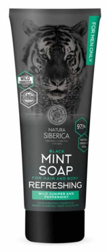 Savon à la menthe pour cheveux et corps 200 ml