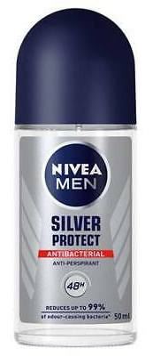 Déodorant Roll On Men Silver Protect 48h 50 ml