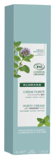 Crème Purifiante Menthe Aquatique et Argile Bio 40 gr