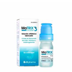 Solution ophtalmique lubrifiante oculaire Matrix 3 10 ml