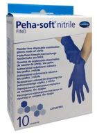 Gants fins en nitrile souple P 10 unités