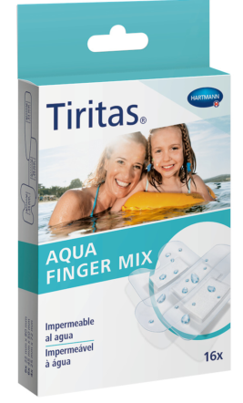 Assortiment de 16 mini-gâteaux Aqua Finger Mix, 3 tailles