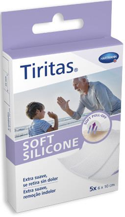Tiritas Silicone souple 6x10 cm 5 pi&egrave;ces