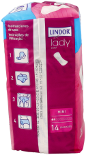 Lady pad mini 2 gouttes 14 unités