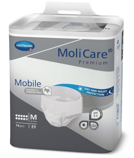 MoliCare Sous-v&ecirc;tements jetables pour incontinence de qualit&eacute; sup&eacute;rieure 10 gouttes 14 unit&eacute;s