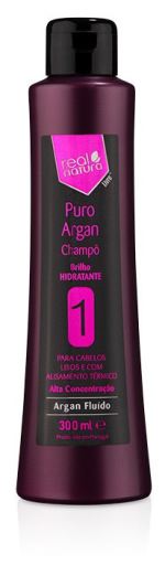 Real Natura Shampoing sans sel d'argan pur 300 ml