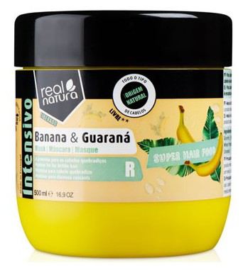 Super Hair Food Masque Capillaire Banane et Guarana 500 ml