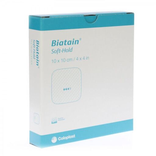 Pansement Biatain Soft-Hold 10x10 cm