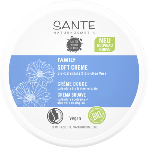 Sante Famille Cr&egrave;me Hydratante Bio-Calendula & Aloe Vera Visage et Corps 150 ml