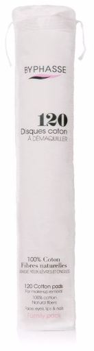 Disques de coton d&eacute;maquillants 120 unit&eacute;s