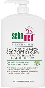 Sebamed &Eacute;mulsion d'olive 1L + &Eacute;mulsion 200ml
