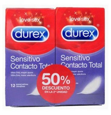 Préservatifs Sensitive Contact Total 24 unités
