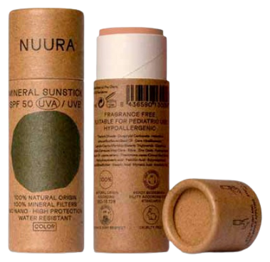 Bâton de protection solaire pour le visage Natural Spf 50 Color 14 ml