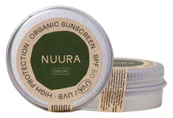 Crème solaire pour le visage Natural Tin SPF 50 Color 18 ml