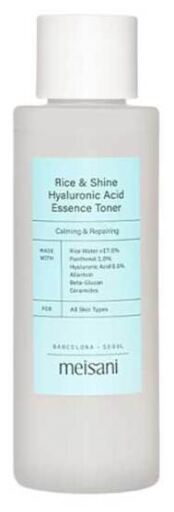 Meisani Tonique &agrave; l'essence d'acide hyaluronique Rice And Shine 150 ml