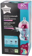 Biberon anti-colique violet 260 ml