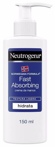 Crème pour les mains à absorption rapide et texture légère 150 ml