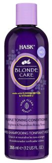Hask Blonde Care Apr&egrave;s-shampooing tonifiant violet 355 ml