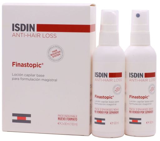Lotion capillaire Finastopic 2 x 90 ml