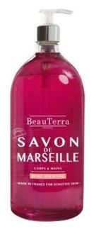 BeauTerra Savon de Marseille Rose Ancien 1 L