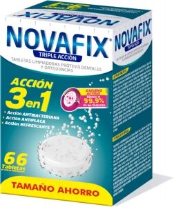 Comprimés Novafix Triple Action 66 unités