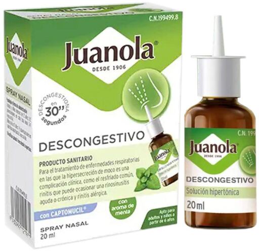 Spray nasal décongestionnant 20 ml