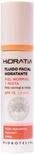 Hidrotelial Fluide Visage Hydratant Peaux Normales et Mixtes SPF 15 50 ml