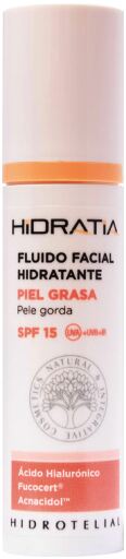 Hidrotelial Fluide Visage Hydratant Peaux Grasses SPF 15 50 ml