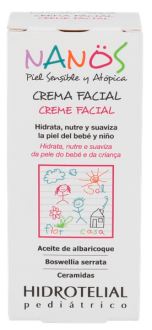 Hidrotelial Cr&egrave;me visage Nan&ouml;s pour peaux sensibles 50 ml