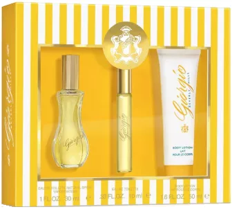 Coffret Eau de Toilette Jaune 30ml + 2 Pi&egrave;ces