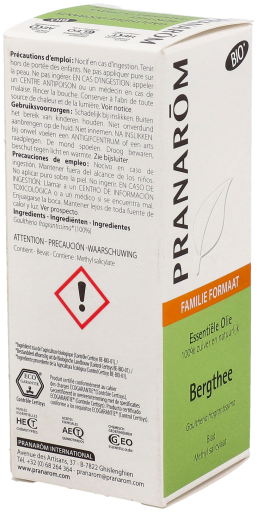 Huile essentielle de gaulthérie biologique