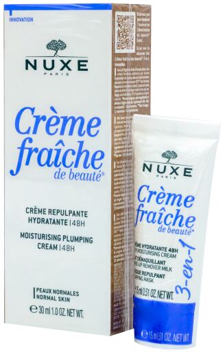 Crème Fraîche de Beauté Peau Normale Coffret 2 Pièces