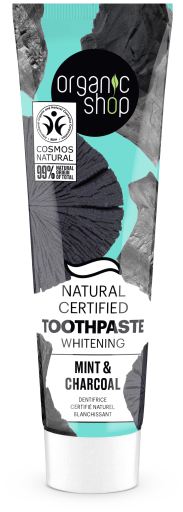 Dentifrice blanchissant au charbon et à la menthe 100 gr