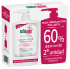 Lotion hydratante enrichie au panthénol idéale pour les peaux sèches 2 x 750 ml