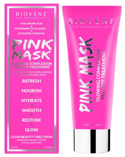 Biov&egrave;ne Pink Mask Soin Gommant pour un Teint Eclat 75 ml