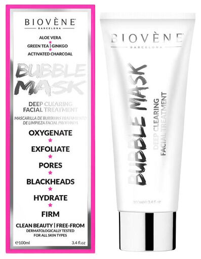 Biov&egrave;ne Bubble Mask Soin du visage nettoyant en profondeur 100 ml