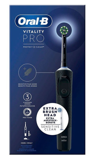 Brosse à dents électrique Vitality Pro noire 1 unité