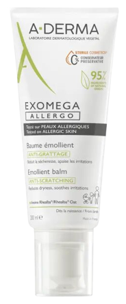 Baume émollient anti-grattage Exomega Allergo