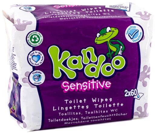 Kandoo Lingettes sensibles 2x60 unités België